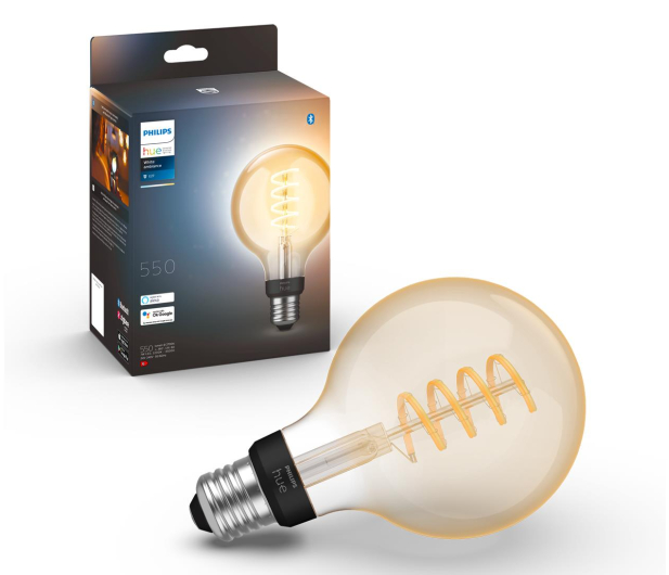 Philips Hue White ambiance Smart Żarówka Filament G93 E27 8719514301481 - 678461 - zdjęcie